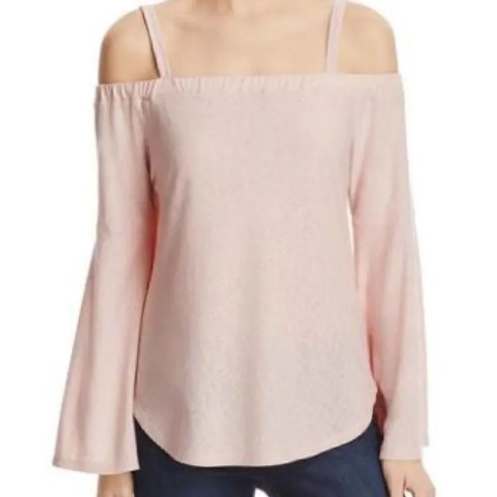 Red Haute Knit Off-The-Shoulder Blouse